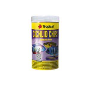 cichlid fish tropical chips color enhancing food