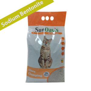 SunOasis clumping Sodium cat litter