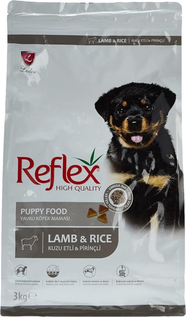 Reflex puppy food lamb and rice